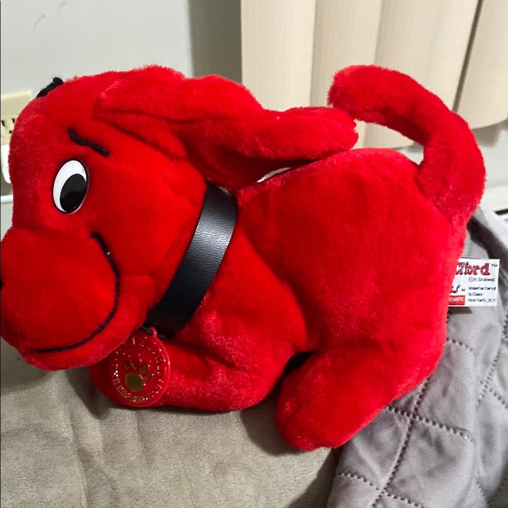 Red Plush Dog Toy